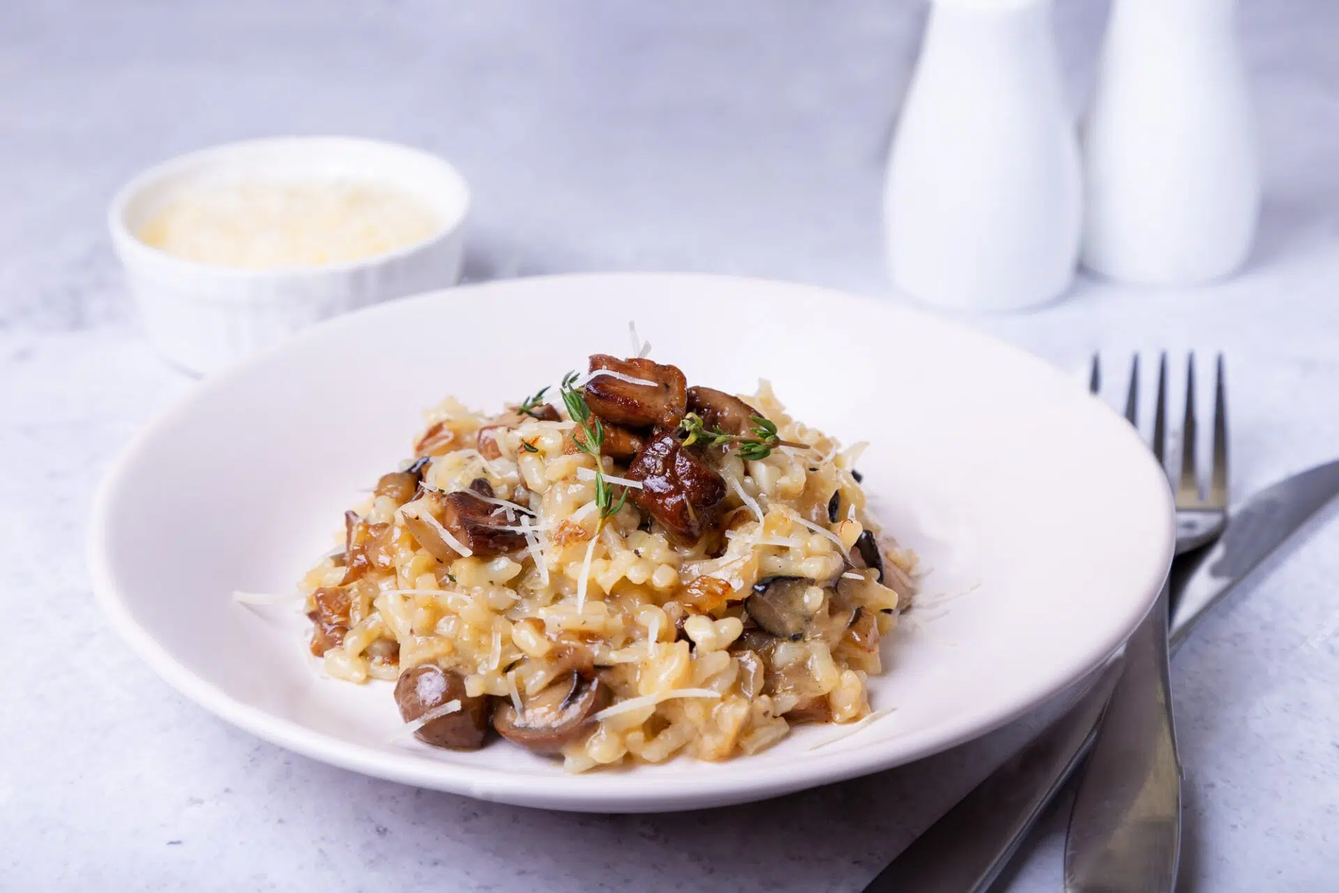 Porcini Mushrooms Risotto (Dinner - Rice & Pasta)
