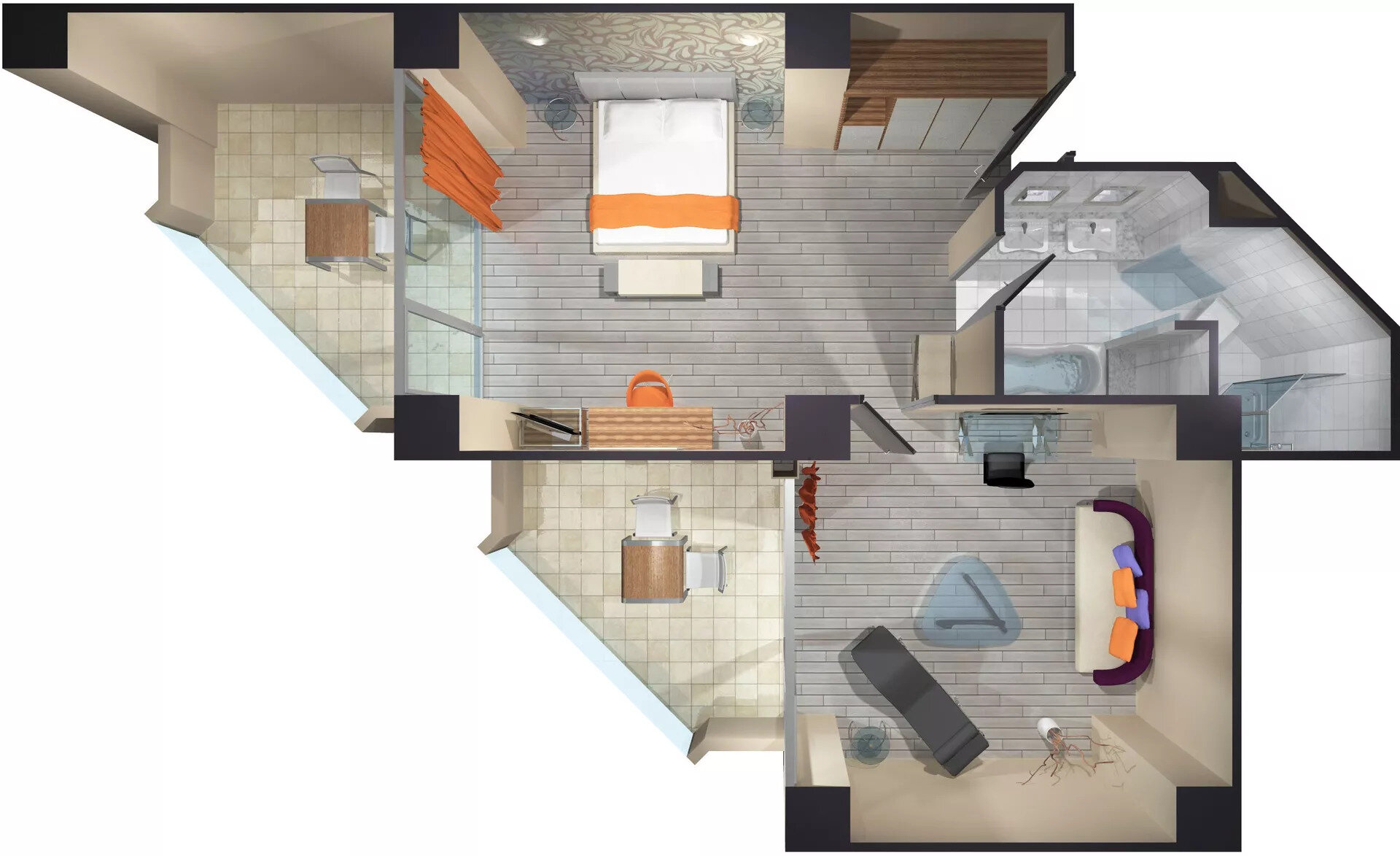 Superior Suite Side Sea View_plan